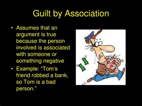 guilt by association examples